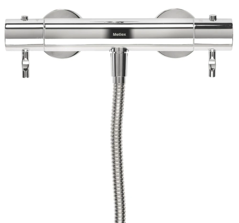 Croydex Metlex Inclusive Thermostatic Shower Set Modern Design Chrome - Image 5