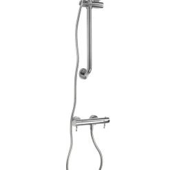 Croydex Metlex Inclusive Thermostatic Shower Set Modern Design Chrome