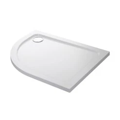 Mira Flight Low Offset Quadrant Shower Tray RH White 1200 X 900 X 40mm