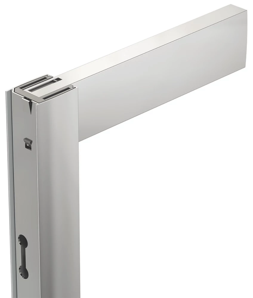 Triton Fast Fix Framed Rectangular Bi-Fold Shower Door Chrome 760 X 1900mm - Image 4