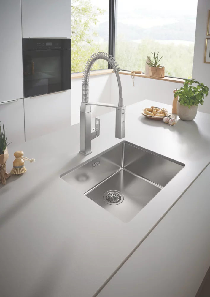 Grohe K700U 1 Bowl Stainless Steel Undermount Sink 550 X 450mm - Image 4