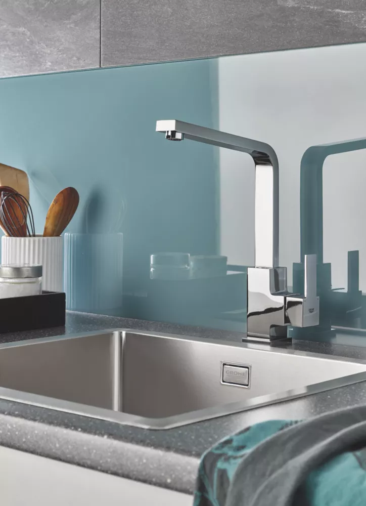 Grohe SailCube Monobloc Mixer Kitchen Tap Chrome - Image 2
