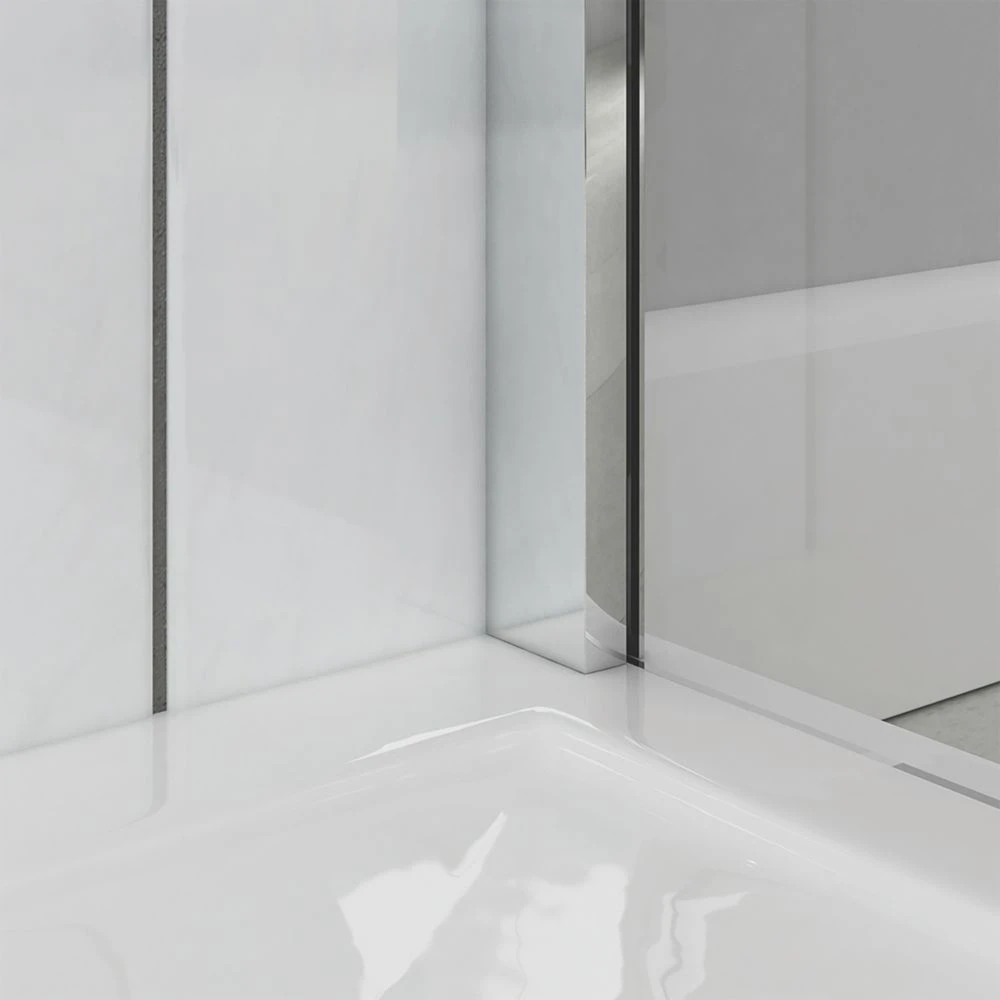 Aqualux Shine 6 Shower Enclosure With Tray & Thermostatic Mixer Shower 1200 X 800 X 1850mm - Image 5