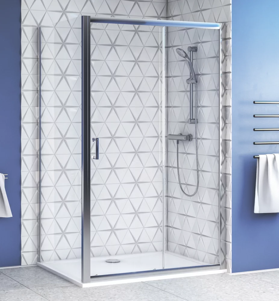 Aqualux Shine 6 Shower Enclosure With Tray & Thermostatic Mixer Shower 1200 X 800 X 1850mm - Image 6