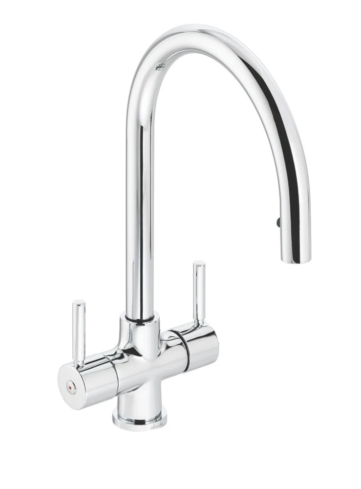 Abode Zest Pull-Out Mono Mixer Kitchen Tap Chrome