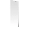Aqualux Aquarius 6 Frameless Side Panel For Hinged Door Chrome 760mm
