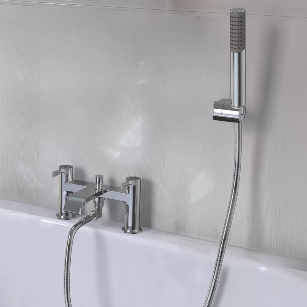 Swirl Ayre Deck-Mounted Bath Shower Mixer - Image 5
