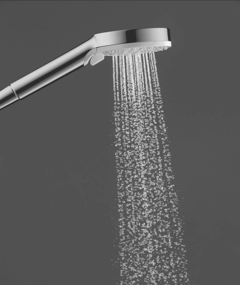 Hansgrohe Ecostat HP Rear-Fed Exposed Chrome Thermostatic Mixer Shower - Image 2
