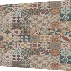 Splashwall Brown / Blue / Yellow / Red Alloy Splashback 900 X 800 X 4mm