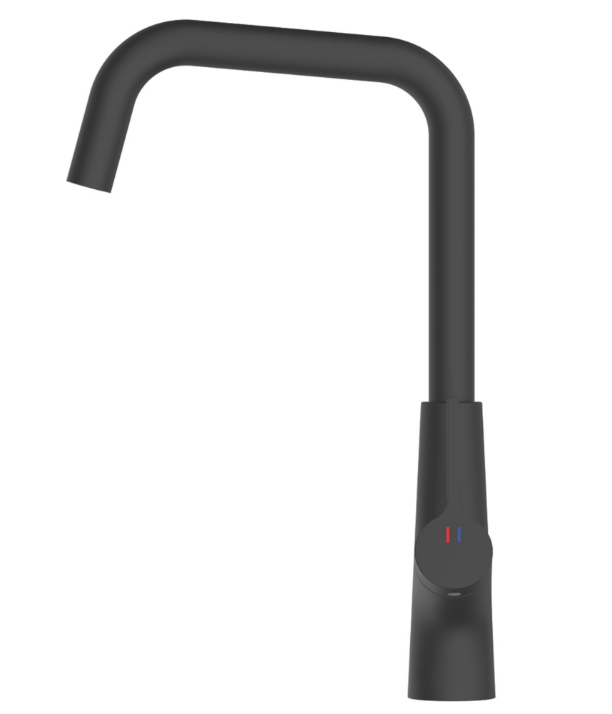 Clearwater Azia Battery-Powered Single Lever Monobloc Tap With Sensor Operation Matt Black - Image 3