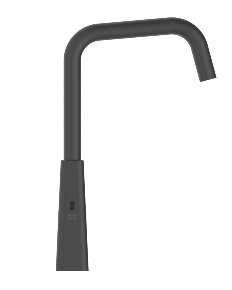 Clearwater Azia Battery-Powered Single Lever Monobloc Tap With Sensor Operation Matt Black - Image 4