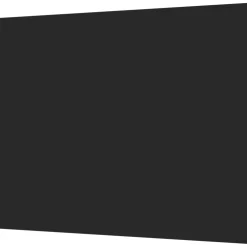 Splashwall Jet Black Glass Splashback 600 X 750 X 6mm