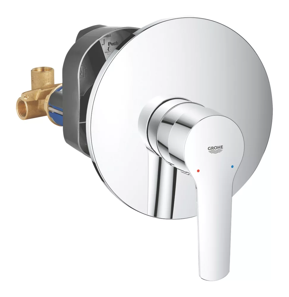 Grohe Quickfix Start Concealed Single Lever Mixer Shower Valve Fixed Chrome
