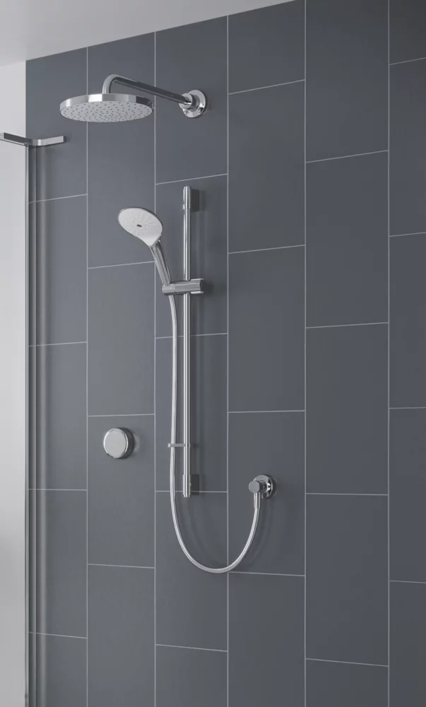 Mira Activate HP/Combi Rear-Fed Dual Outlet Chrome Thermostatic Digital Mixer Shower - Image 2