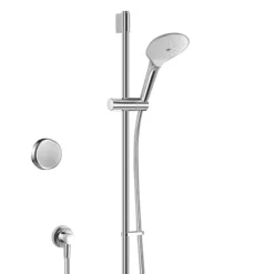 Mira Activate HP/Combi Rear-Fed Dual Outlet Chrome Thermostatic Digital Mixer Shower