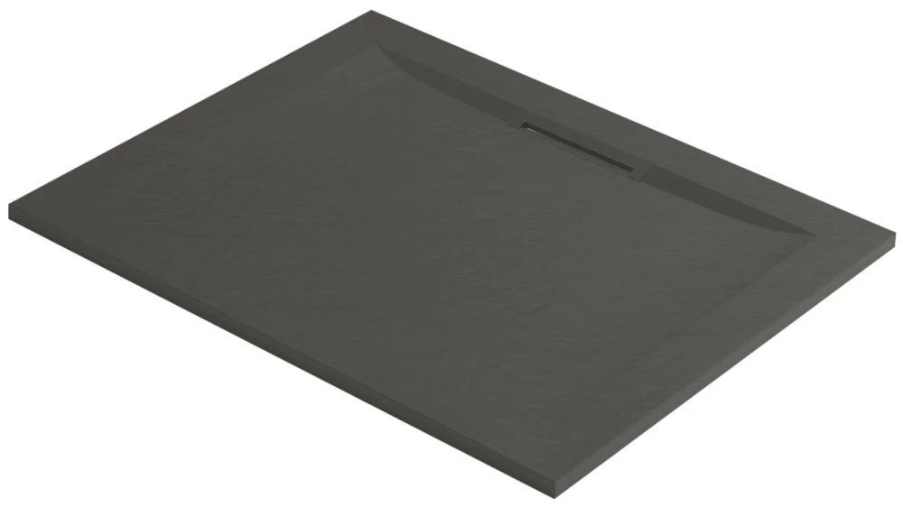 Mira Flight Level Rectangular Shower Tray Slate Grey 1400 X 900 X 25mm
