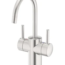 InSinkErator Moderno Hot & Cold Water Side Tap Brushed Steel