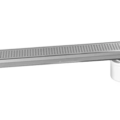 McAlpine CD800-SQ Channel Drain With Grid Brushed Stainless Steel 810 X 150mm