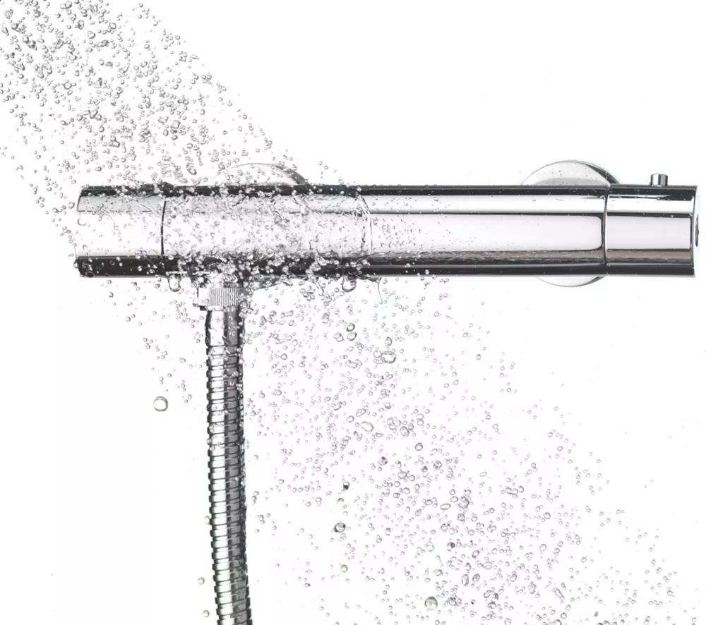 Aqualisa Sierra Cool Touch Rear-Fed Exposed Chrome Thermostatic Bar Mixer Shower - Image 4