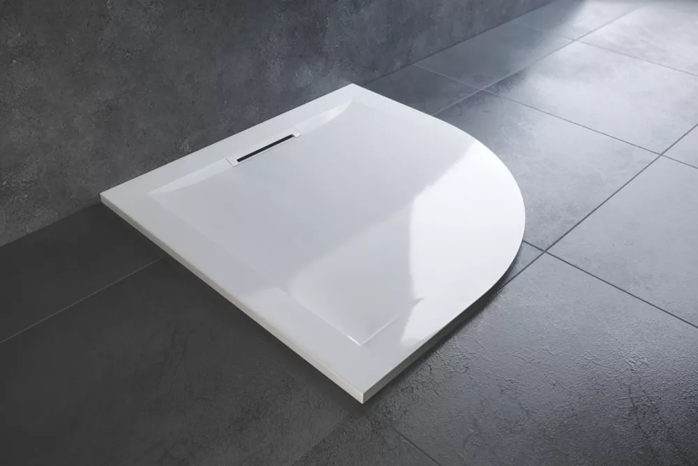 Mira Flight Level Quadrant Shower Tray White 900 X 900 X 25mm - Image 2