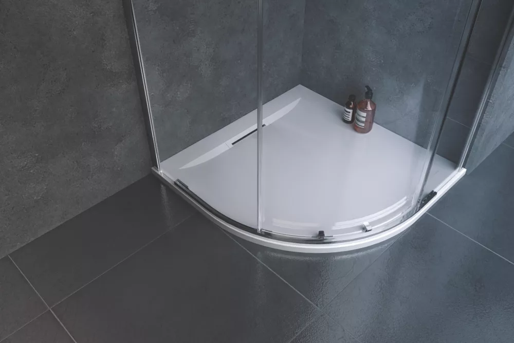 Mira Flight Level Quadrant Shower Tray White 900 X 900 X 25mm - Image 3