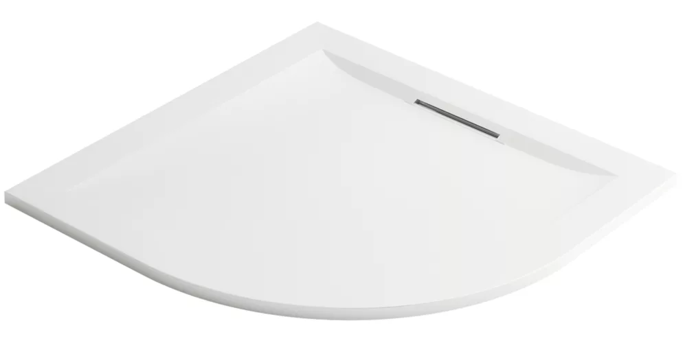 Mira Flight Level Quadrant Shower Tray White 900 X 900 X 25mm