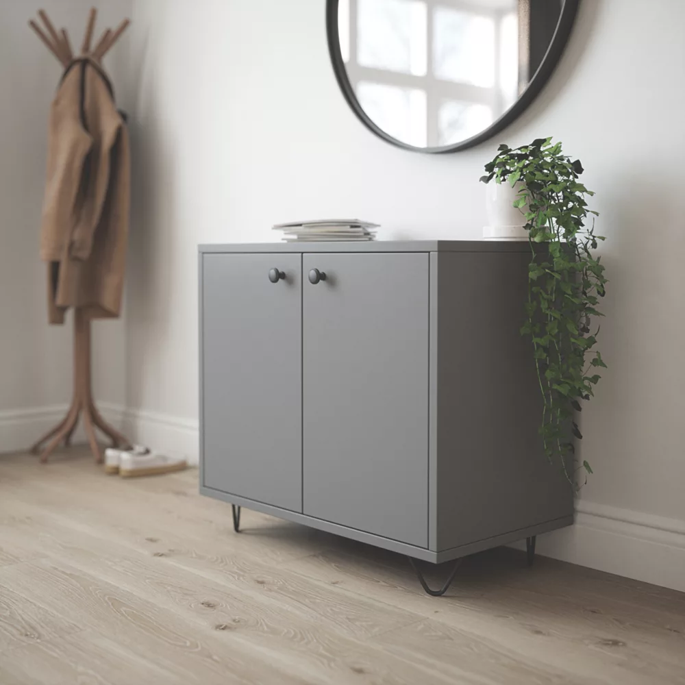 Rothley 2-Pin Hairpin Worktop Leg Matt Black 100mm - Image 2