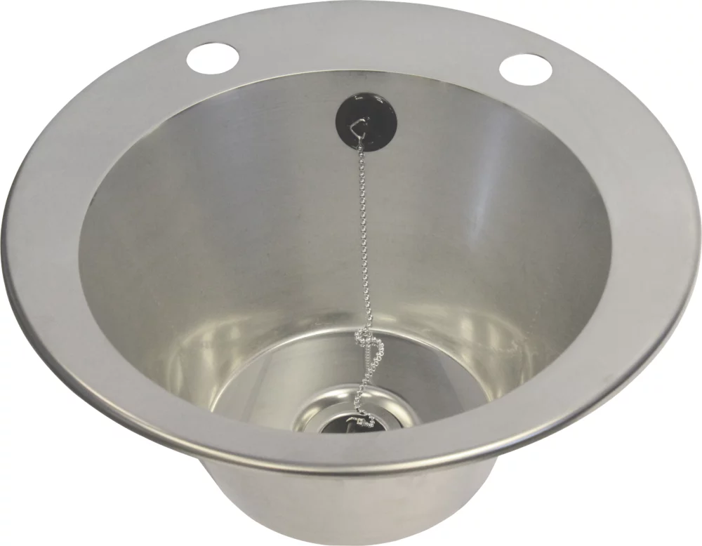 Franke 1 Bowl Stainless Steel Inset Washbasin 385 X 160mm