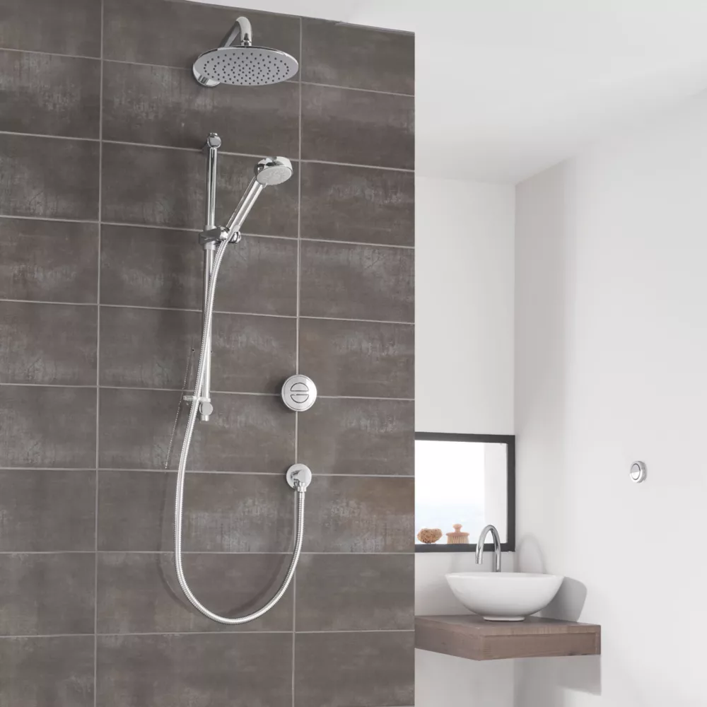 Aqualisa Smart Link HP/Combi Rear-Fed Chrome Thermostatic Smart Shower - Image 2
