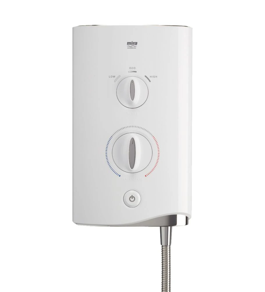 Mira Sport White / Chrome 9kW Manual Electric Shower - Image 3