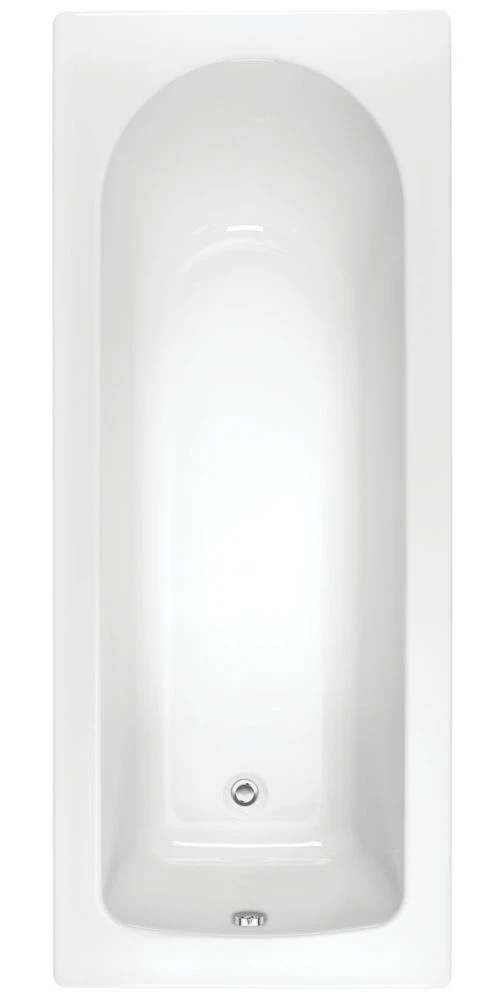 Essentials Walker Contemporary Single-Ended Bathroom Suite With Acrylic Bath - Image 2