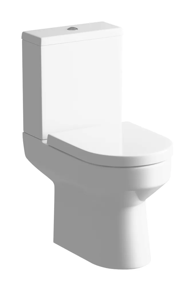 Essentials Walker Contemporary Single-Ended Bathroom Suite With Acrylic Bath - Image 4