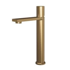 ETAL Saris High Rise Mono Basin Mixer Tap Brushed Gold