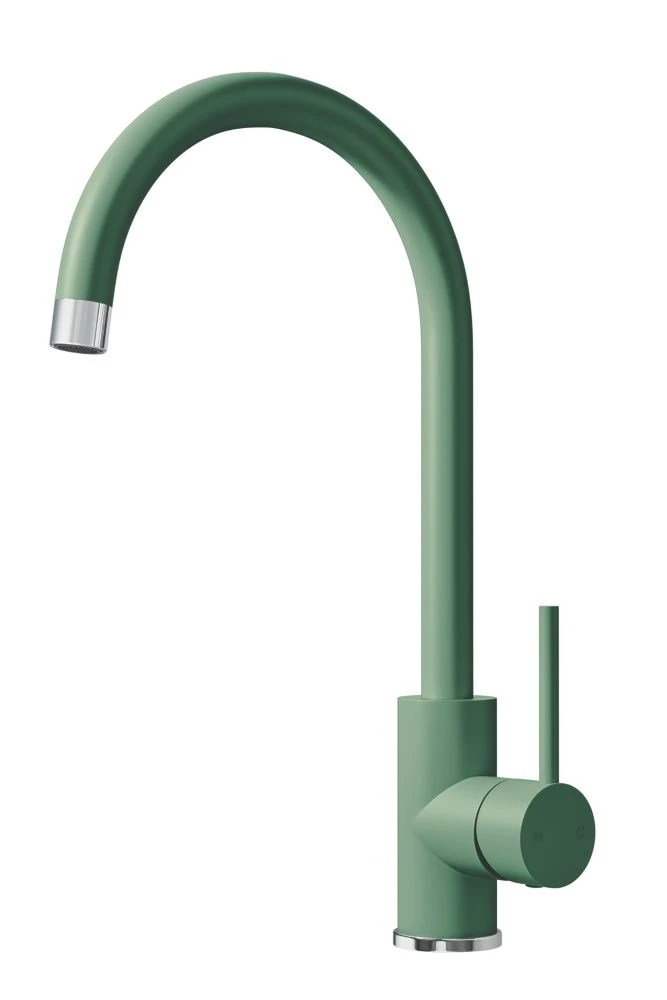 ETAL Sorrento Single Lever Kitchen Mixer Tap Sage Green