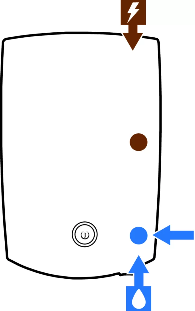 Triton Trance 2nd Generation White / Satin Chrome 9.5kW Manual Electric Shower - Image 3