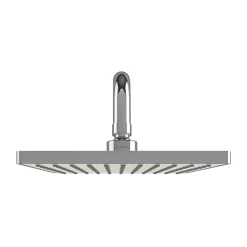 Gainsborough Square Dual Outlet HP Rear-Fed Exposed Chrome Thermostatic Mixer Shower -Zenith Shop 616HY A2