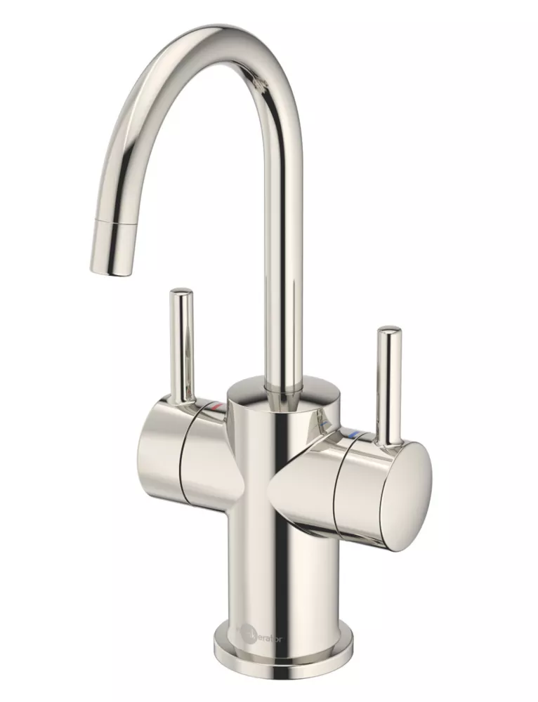 InSinkErator Moderno Hot & Cold Water Side Tap Polished Nickel