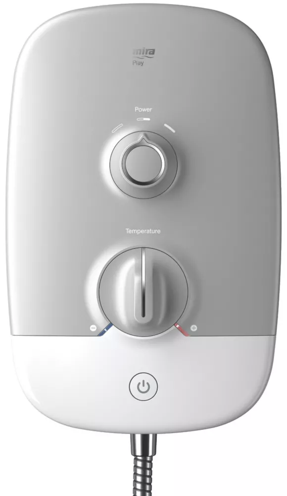 Mira Play White / Grey 10.8kW Electric Shower - Image 3