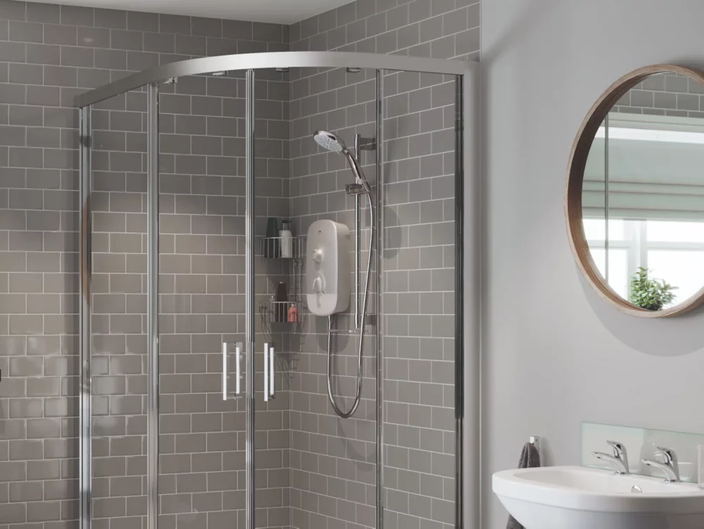 Mira Play White / Grey 10.8kW Electric Shower - Image 6