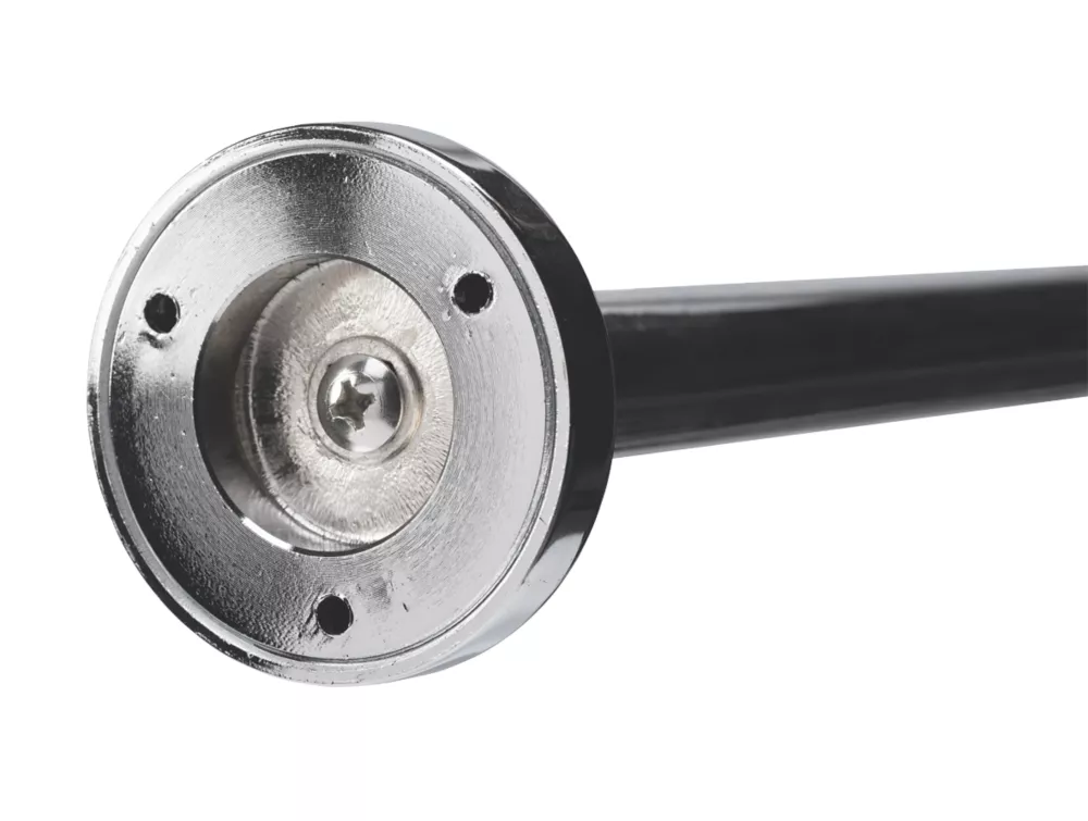 Croydex Curved Shower Rod Aluminium Bright Chrome-Plated 2000mm - Image 4