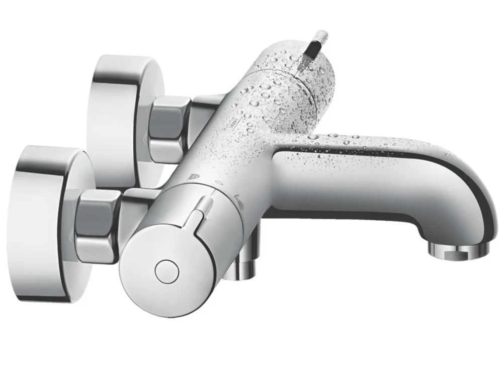 Hansgrohe MyFox Wall-Mounted Thermostatic Bath Shower Mixer - Image 2