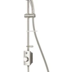 Aqualisa Visage HP/Combi Ceiling-Fed Single Outlet Chrome Thermostatic Digital Shower