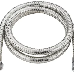 Swirl Bathroom Mixer Tap Hose Polished Stainless Steel 10mm X 1.5m