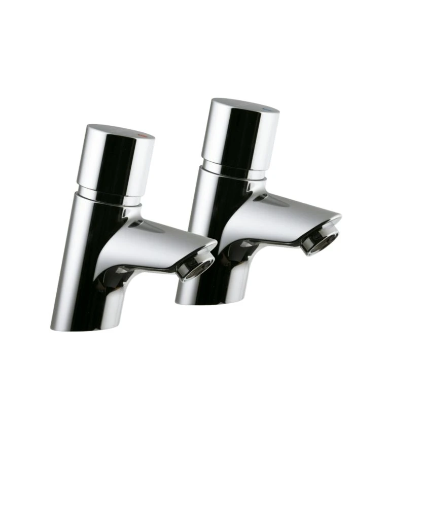 Armitage Shanks Avon 21 Self-Closing Basin Pillar Taps Chrome