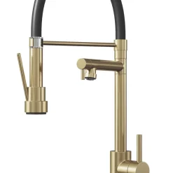 ETAL Goda Multi-Use Kitchen Mixer Tap Brushed Brass