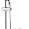 Swirl Beck Rear-Fed Exposed Chrome Mixer Shower