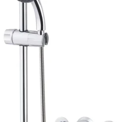 Swirl Beck Rear-Fed Exposed Chrome Mixer Shower
