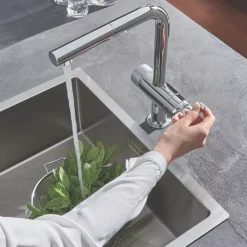 Grohe Blue Pure Minta 2-Way Deck-Mounted Duo Filter Tap Starter Kit StarLight Chrome -Zenith Shop 628VY A3