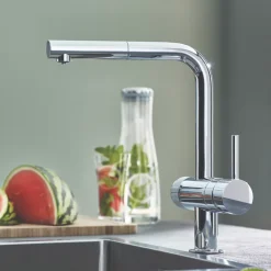 Grohe Blue Pure Minta 2-Way Deck-Mounted Duo Filter Tap Starter Kit StarLight Chrome -Zenith Shop 628VY A5