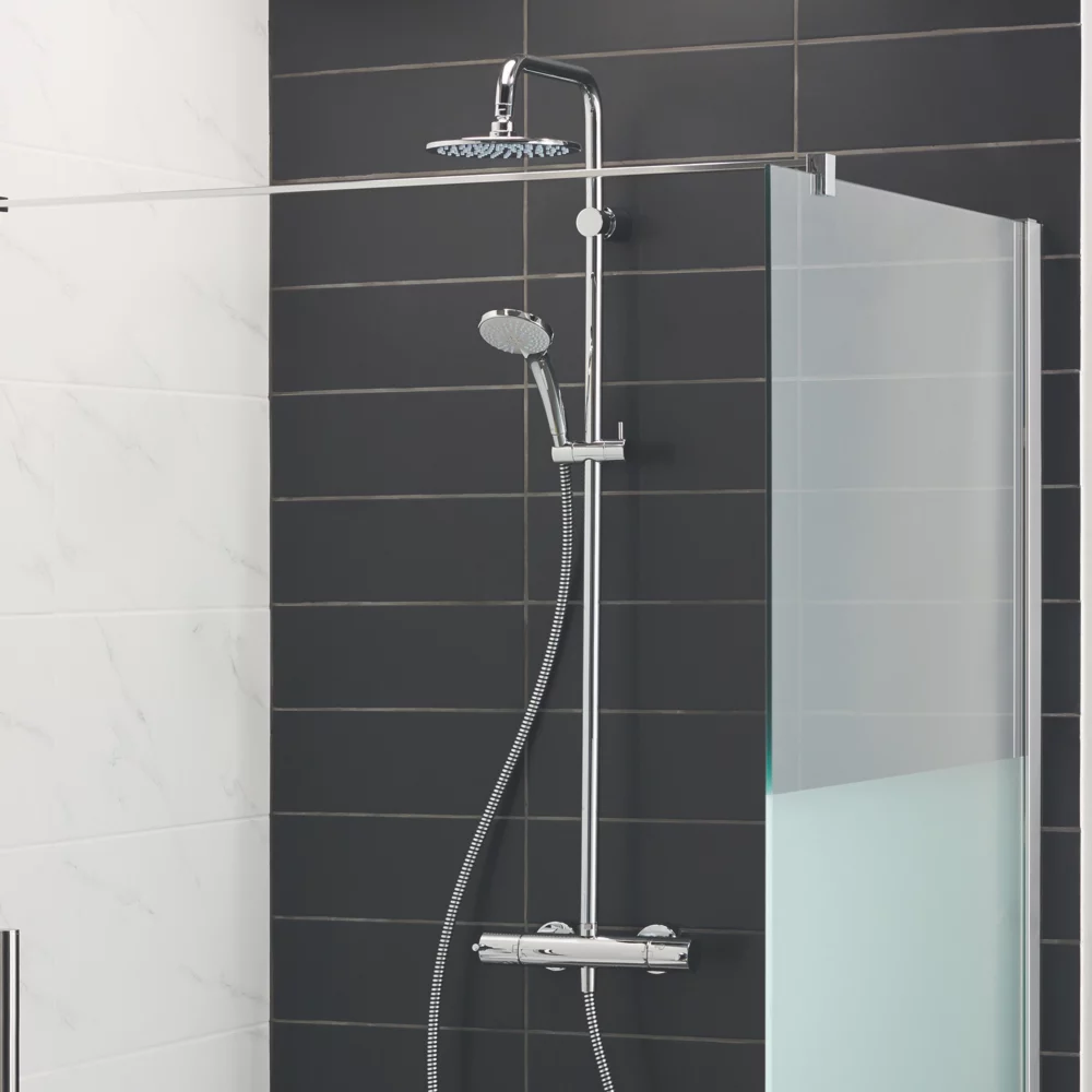 Ideal Standard Ceratherm HP/Combi Flexible Exposed Chrome Thermostatic Dual Shower Mixer - Image 2